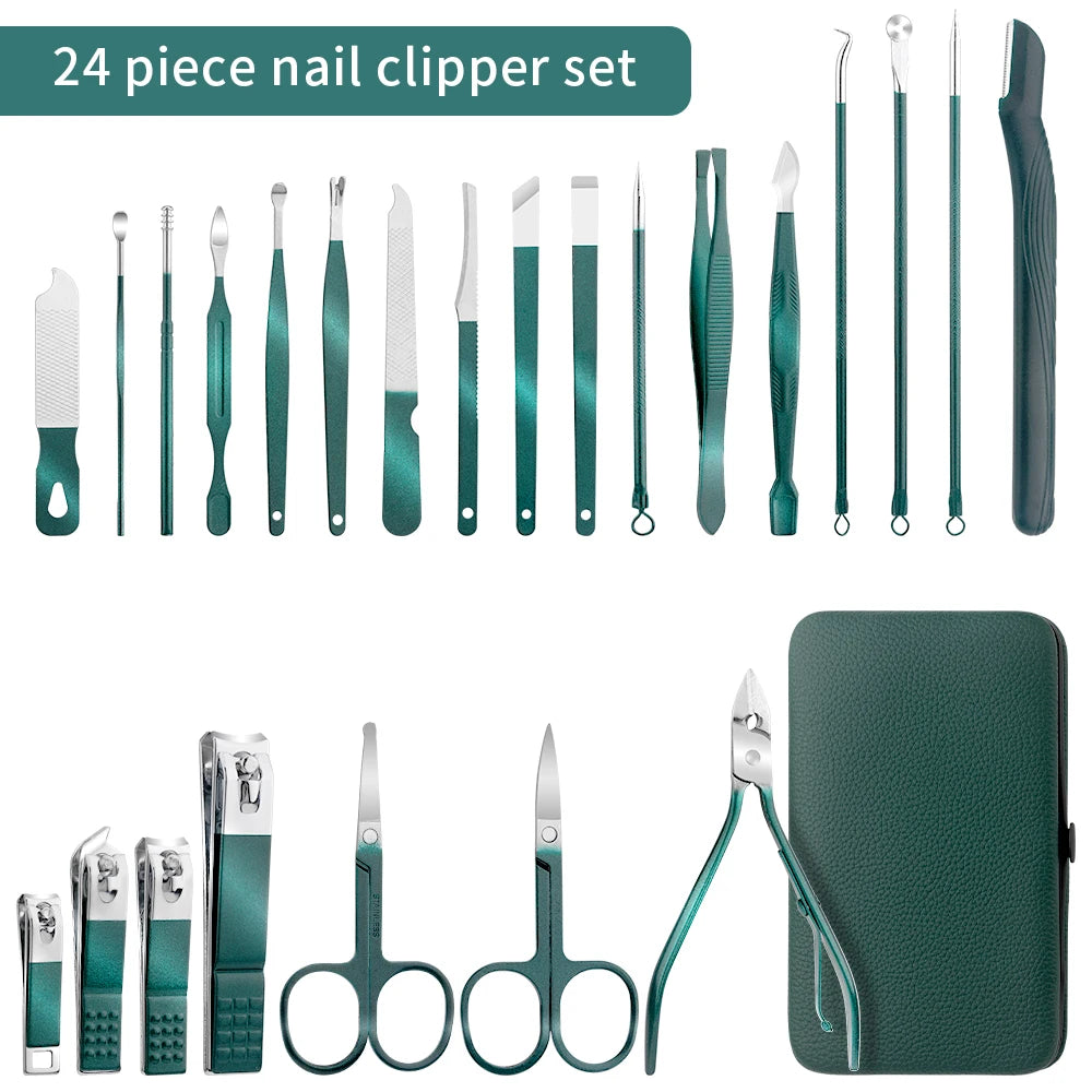 BetterMaleCare™ Green Men's Nail Grooming Set