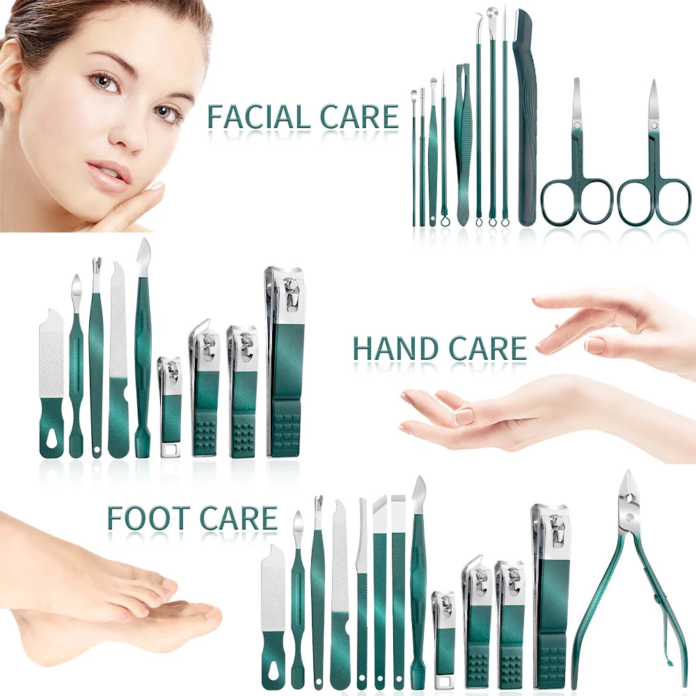 BetterMaleCare™ Green Men's Nail Grooming Set